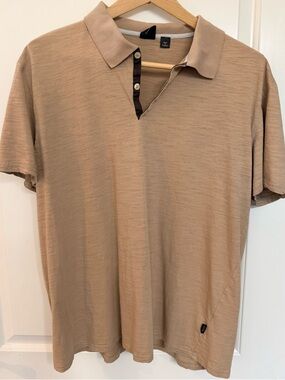 Men's Hugo Boss Khaki Short-Sleeve Polo Shirt